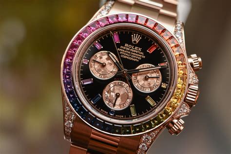 rolex daytona rainbow replica india|rolex daytona rainbow everose gold.